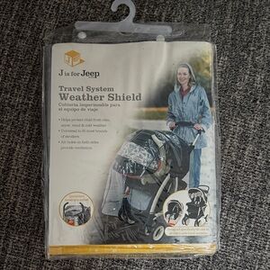 J is for Jeep Weather Stroller Shield